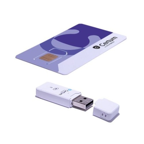Pieczęć elektroniczna Certum z czytnikiem Mini (ważność 1 rok)