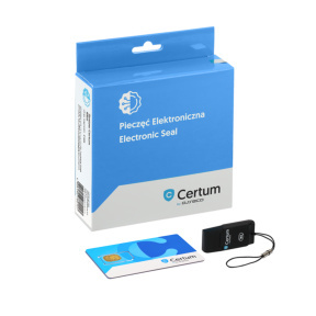 Pieczęć elektroniczna Certum z czytnikiem Mini (ważność 3 lata) Pieczęć elektroniczna Certum z czytnikiem Mini (ważność 3 lata)